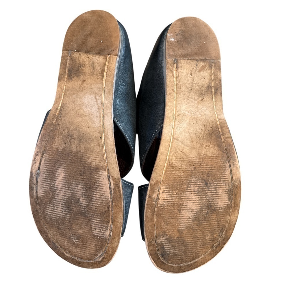 Roan by Bed Stu Womens Irie Leather Slip On Flat Sandals Sandals - Picture 11 of 12